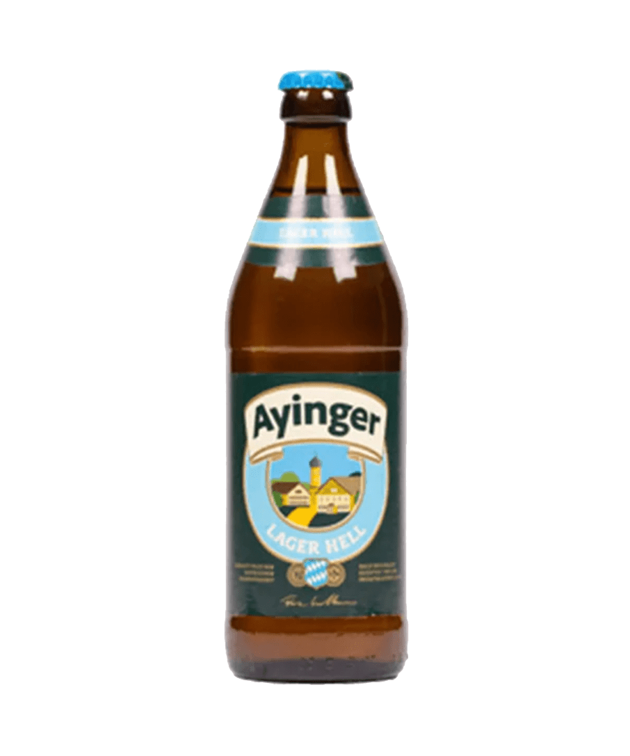 Ayinger Lager Hell – 6 x 500ml Bottles (4.9% ABV)