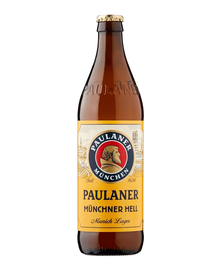 Paulaner Münchner Hell Lager – 6 x 500ml Bottles (4.9% ABV)