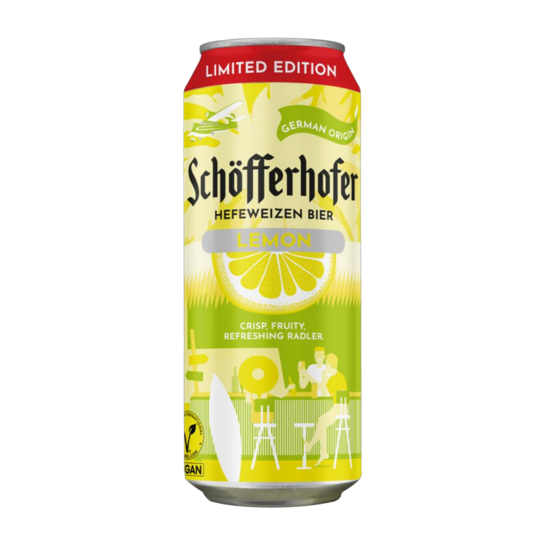 Schofferhofer Lemon Low Alcohol Radler - 500ml Can (2.5% ABV)