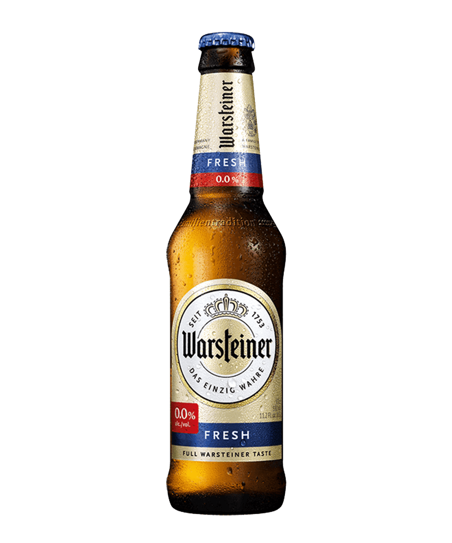 Warsteiner Fresh 0.0% Alcohol Free Pilsner – 6 x 330ml Bottles