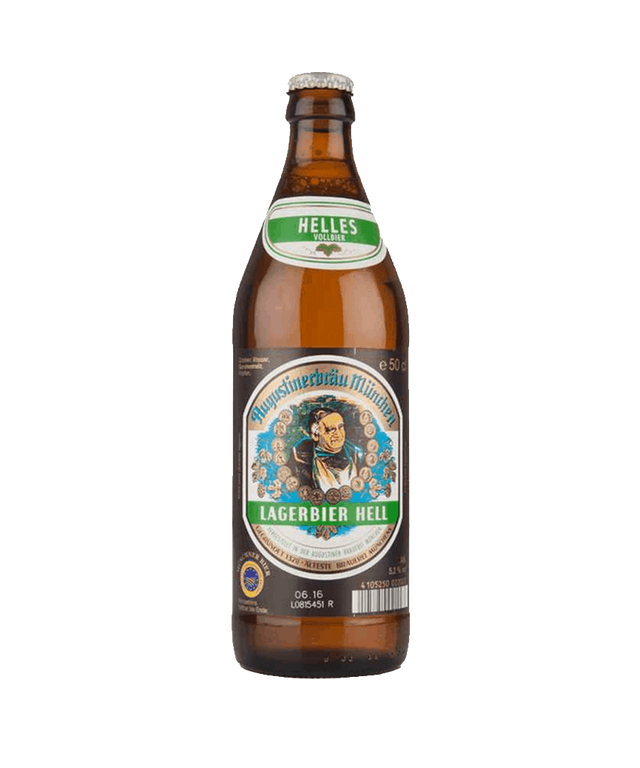 Augustiner Helles Lagerbier German Lager – 6 x 500ml Bottles (5.2% ABV)