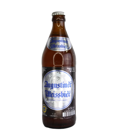 Augustiner Weissbier German Wheat Beer – 6 x 500ml Bottles (5.4% ABV)