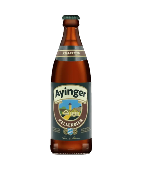 Ayinger Kellerbier German Lager – 6 x 500ml Bottles (4.9% ABV)