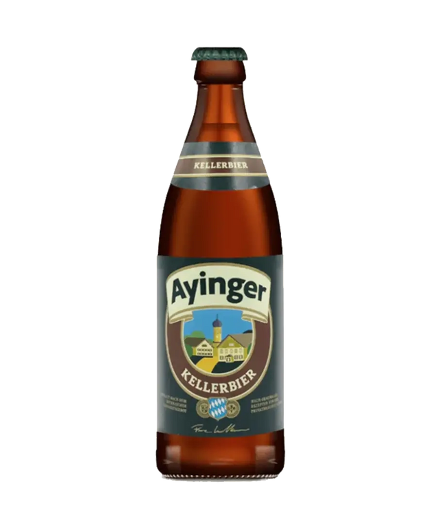 Ayinger Kellerbier German Lager – 6 x 500ml Bottles (4.9% ABV)