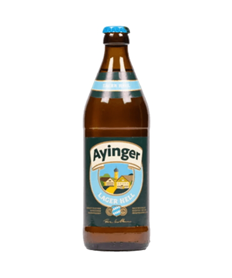 Ayinger Lager Hell – 6 x 500ml Bottles (4.9% ABV)