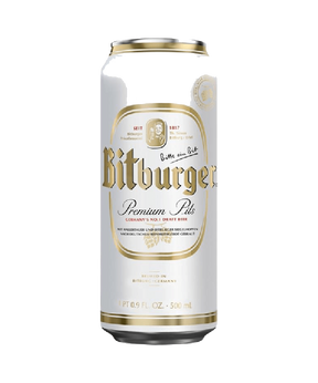 Bitburger Premium Pilsner – 6 x 500ml Cans (4.8% ABV)