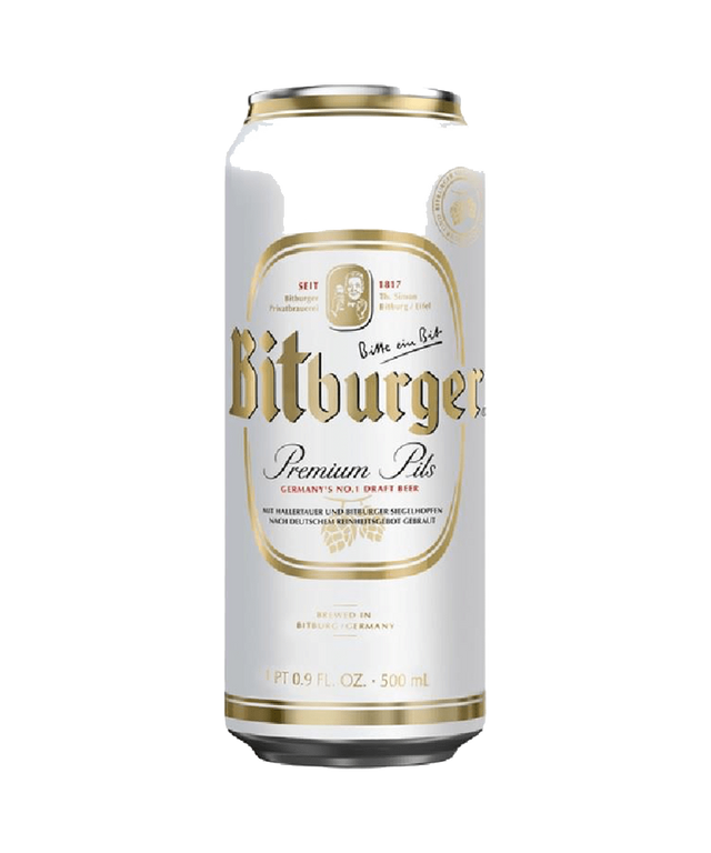 Bitburger Premium Pilsner – 6 x 500ml Cans (4.8% ABV)