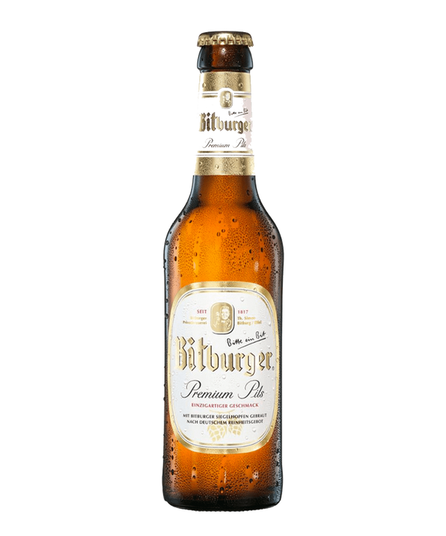 Bitburger Premium Pilsner – 6 x 330ml Bottles (4.8% ABV)