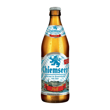 Chiemseer Hell German Lager - 500ml Bottle (4.9% ABV) German Beer