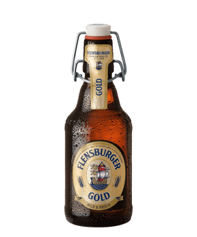 Flensburger Gold German Lager – 6 x 330ml Bottles (4.8% ABV)