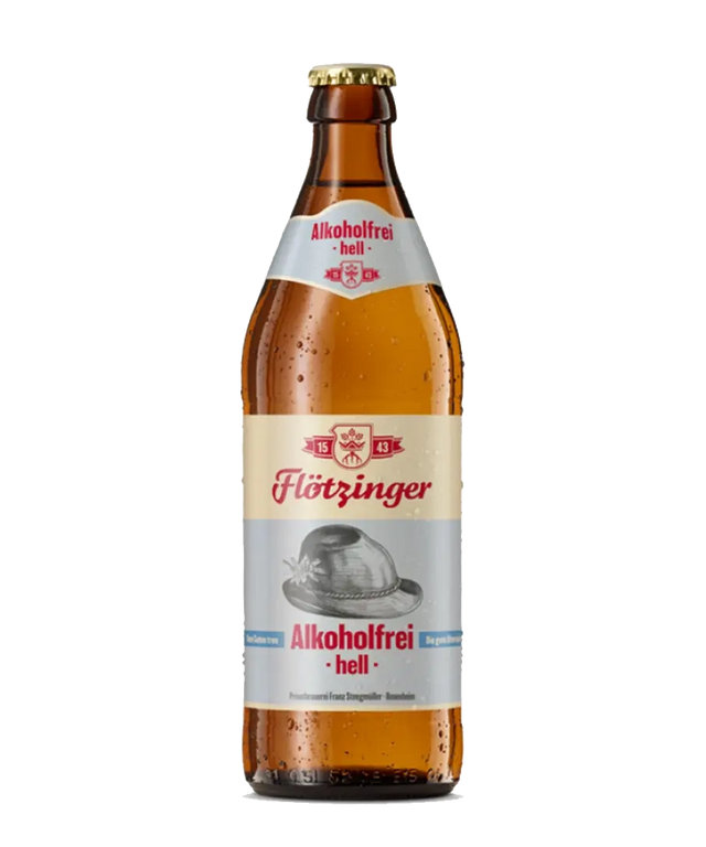 Flotzinger Hell Alkoholfrei – 6 x 500ml Bottles (0.5% ABV)