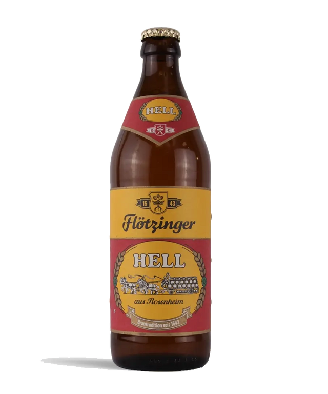 Flotzinger Hell German Lager – 6 x 500ml Bottles (5.2% ABV)