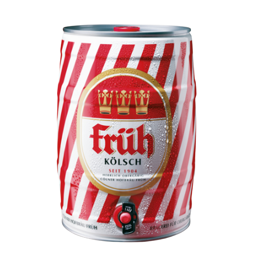 Fruh Kolsch German Beer Mini Keg - 5 Litre (4.8% ABV)