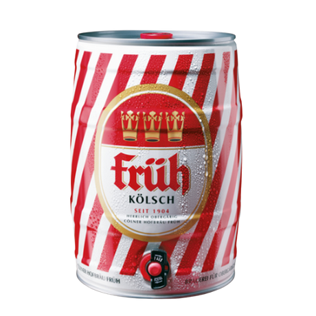 Fruh Kolsch German Beer Mini Keg - 5 Litre (4.8% ABV)
