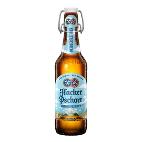 Hacker-Pschorr Oktoberfest Beer - 6 x 500ml Bottles (5.8% ABV) German Beer