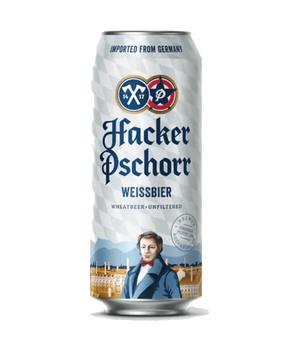 Hacker-Pschorr Weissbier German Wheat Beer – 6 x 500ml Cans (5.5% ABV)