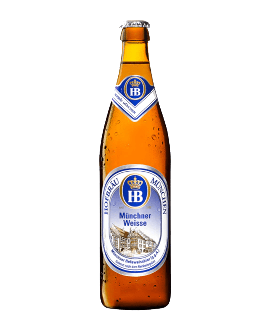 Hofbrau Munchner Wiesse German Wheat Beer – 6 x 500ml Bottles (5.1% ABV)