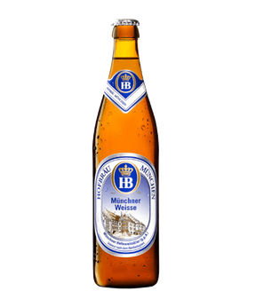 Hofbrau Munchner Wiesse German Wheat Beer – 6 x 500ml Bottles (5.1% ABV)