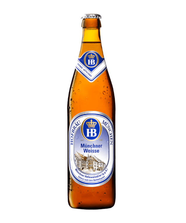 Hofbrau Munchner Wiesse German Wheat Beer – 6 x 500ml Bottles (5.1% ABV)
