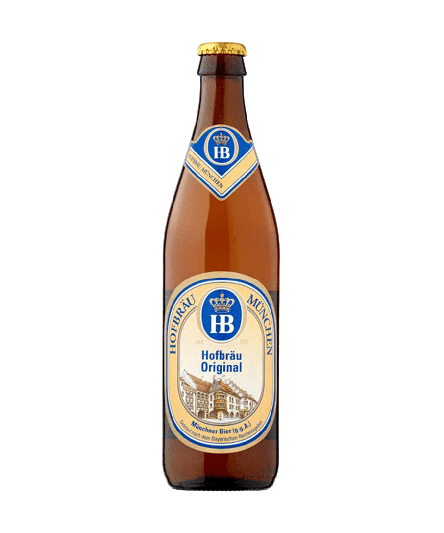 Hofbrau Original German Lager Helles – 6 x 500ml Bottles (5.1% ABV)