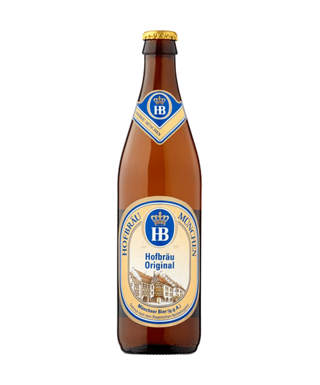 Hofbrau Original German Lager Helles – 6 x 500ml Bottles (5.1% ABV)