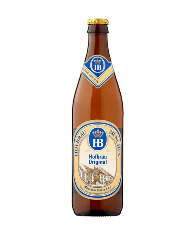 Hofbrau Original German Lager Helles – 6 x 500ml Bottles (5.1% ABV)