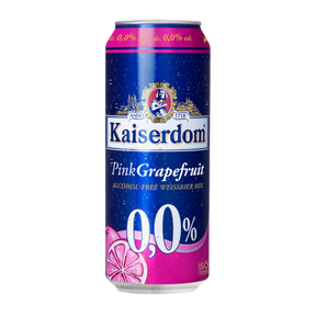 Kaiserdom Pink Grapefruit Alcohol Free Wheat Beer - 500ml Can (0.0% ABV)