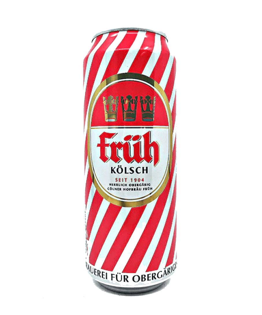Fruh Kolsch German Lager – 6 x 500ml Cans (4.8% ABV)