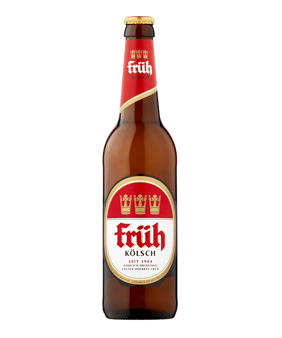 Fruh Kolsch German Lager – 6 x 500ml Bottles (4.8% ABV)