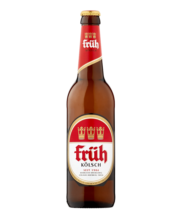Fruh Kolsch German Lager – 6 x 500ml Bottles (4.8% ABV)
