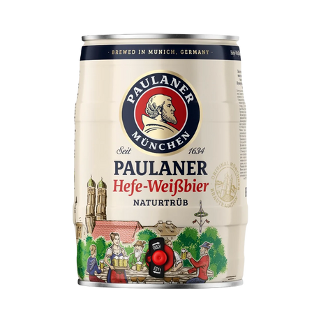Paulaner Hefe Weissbier Mini Keg - 5 Litre (5.5% ABV)