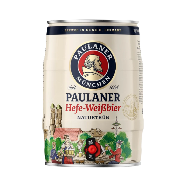 Paulaner Hefe Weissbier Mini Keg - 5 Litre (5.5% ABV)