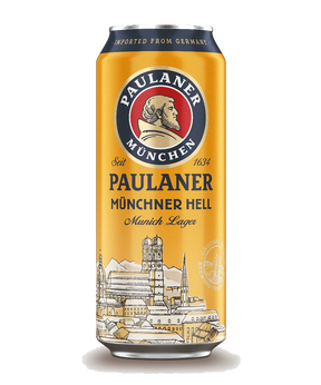 Paulaner Münchner Hell Lager – 6 x 500ml Cans (4.9% ABV)