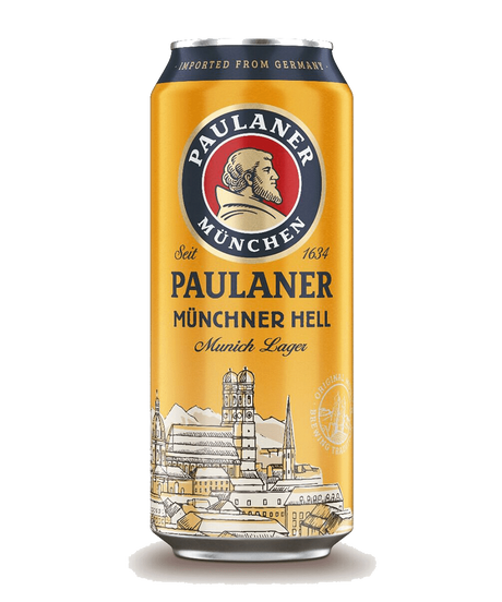 Paulaner Münchner Hell Lager – 6 x 500ml Cans (4.9% ABV)