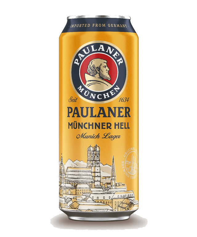 Paulaner Münchner Hell Lager – 6 x 500ml Cans (4.9% ABV)
