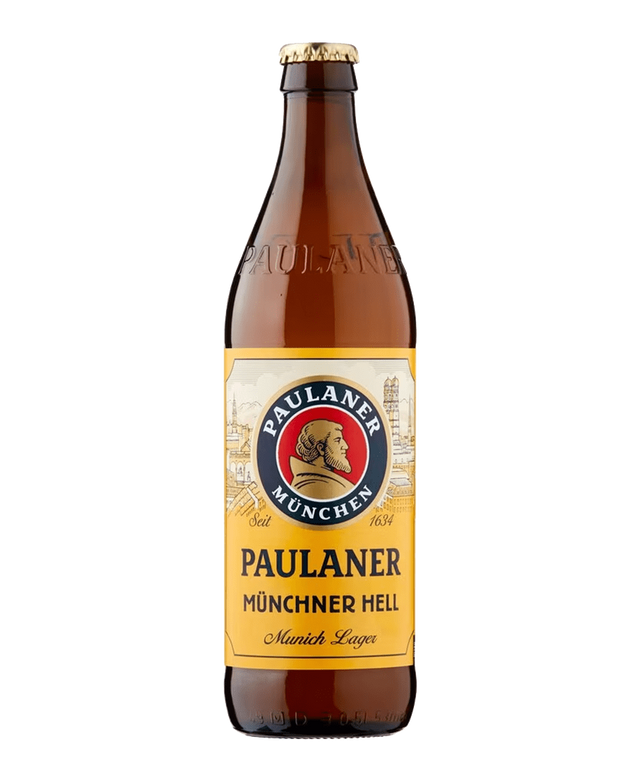 Paulaner Münchner Hell Lager – 6 x 500ml Bottles (4.9% ABV)