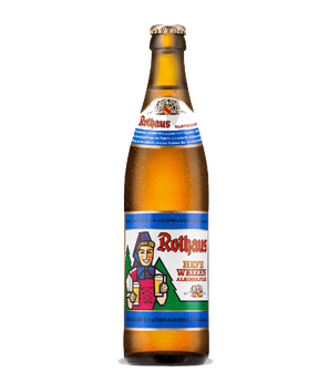 Rothaus Hefe Weizen Alkoholfrei Wheat Beer – 6 x 500ml Bottles (0.5% ABV)