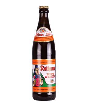 Rothaus Hefeweizen Wheat Beer – 6 x 500ml Bottles (5.4% ABV)