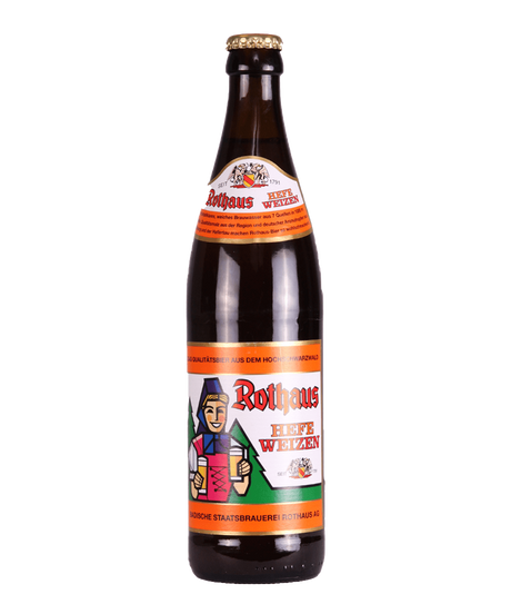 Rothaus Hefeweizen Wheat Beer – 6 x 500ml Bottles (5.4% ABV)