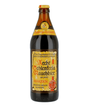 Schlenkerla Rauchbier Marzen Smoked Beer – 6 x 500ml Bottles (5.1% ABV)