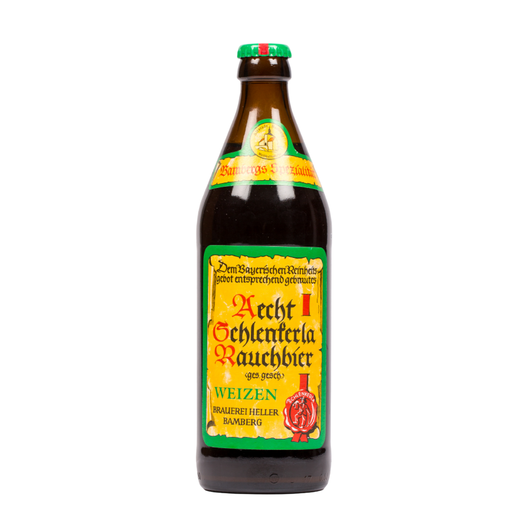 Schlenkerla Rauchbier Weizen Wheat Beer - 500ml Bottle (5.2% ABV)