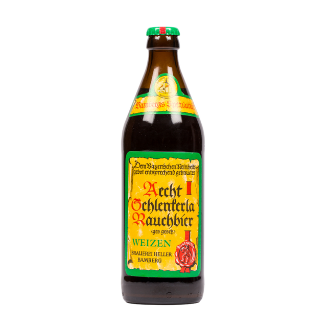 Schlenkerla Rauchbier Weizen Wheat Beer - 500ml Bottle (5.2% ABV)