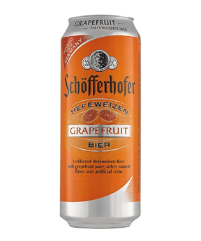 Schofferhofer Grapefruit Low Alcohol Radler – 6 x 500ml Cans (2.5% ABV)