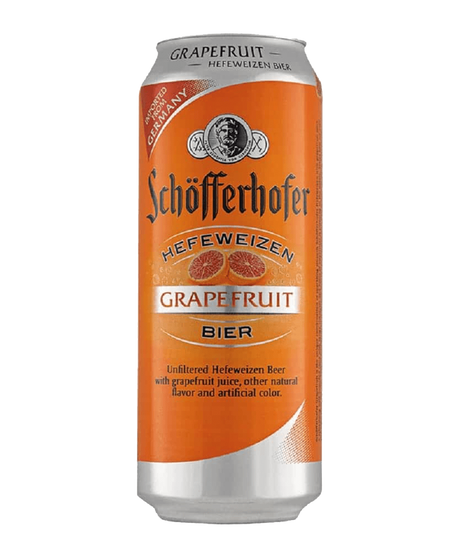 Schofferhofer Grapefruit Low Alcohol Radler – 6 x 500ml Cans (2.5% ABV)