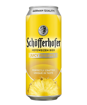 Schofferhofer Pineapple Low Alcohol Radler – 6 x 500ml Cans (2.5% ABV)