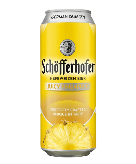 Schofferhofer Pineapple Low Alcohol Radler – 6 x 500ml Cans (2.5% ABV)