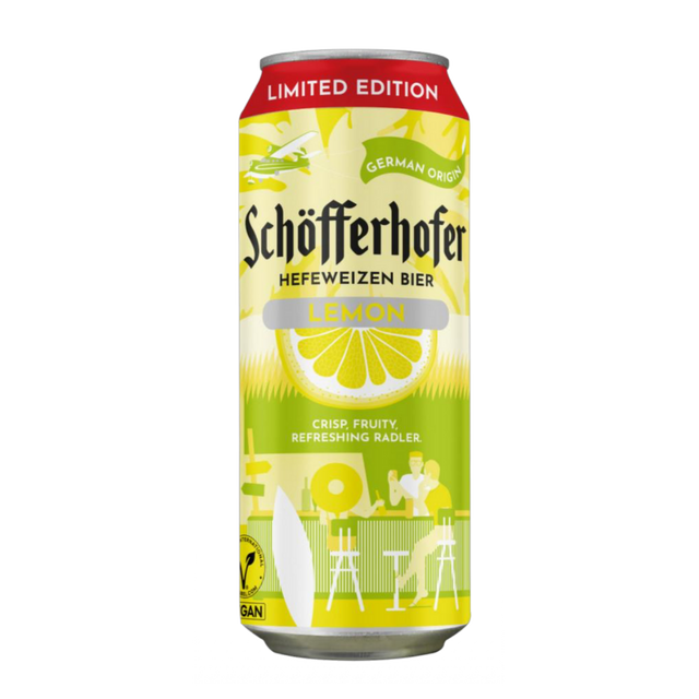 Schofferhofer Lemon Low Alcohol Radler - 500ml Can (2.5% ABV)