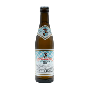 Tegernsee Hell German Beer - 6 x 330ml Bottles (4.8% ABV)