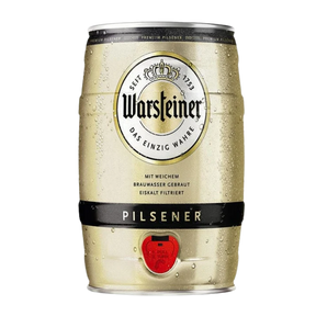 Warsteiner Pilsner German Beer Mini Keg - 5 Litre (4.8% ABV)