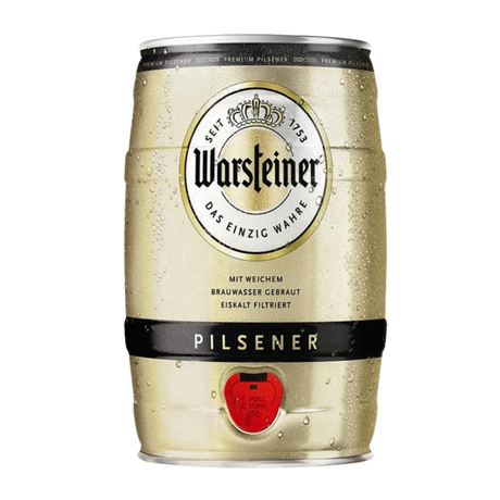 Warsteiner Pilsner German Beer Mini Keg - 5 Litre (4.8% ABV)
